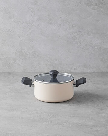 English Home Prego CeraWell Tencere 20 cm Krem