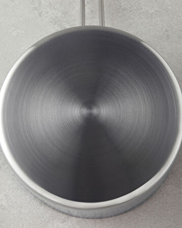 SauceMate Paslanmaz Çelik 2'li Sos Tencere Seti 14-16 cm Silver