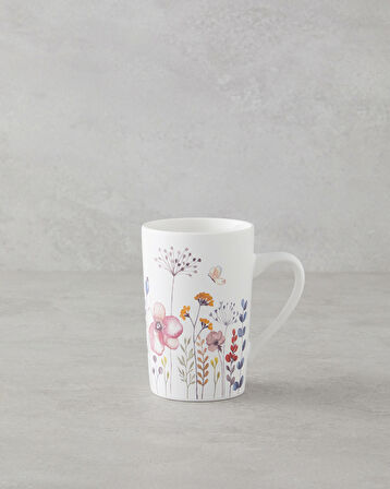 Gardenia Love New Bone China Kupa 380 ml Renkli