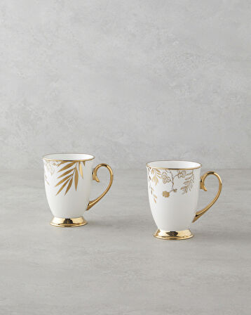 Royal Gold New Bone China Kupa 290 ml Gold