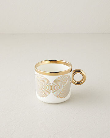 English Home Gold Swirl New Bone China Kupa 380 ml Gold