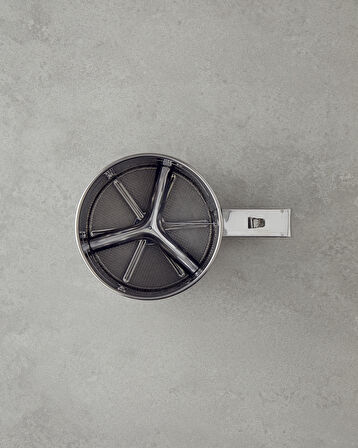 Rowena Paslanmaz Çelik Un Eleği Mutfak Gereci 10 cm Gri