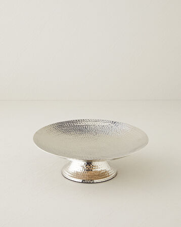 Adora Metal Dekoratif Tepsi 28.5 x 28.5 x 9 cm Silver