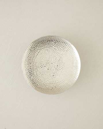 Adora Metal Dekoratif Tepsi 9x9x5 cm Silver