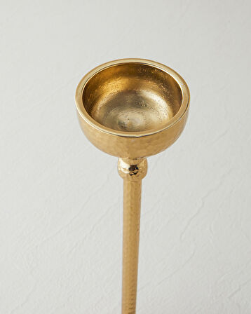 Vera Metal Dekoratif Obje 9x9x30 cm Gold