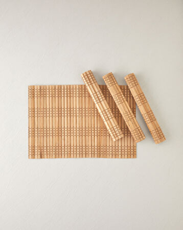 Breeze Bambu 4'lü Amerikan Servis Bal