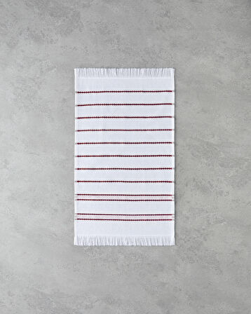 Stria Pamuk Polyester Kurulama Bezi 30x50 cm Bordo