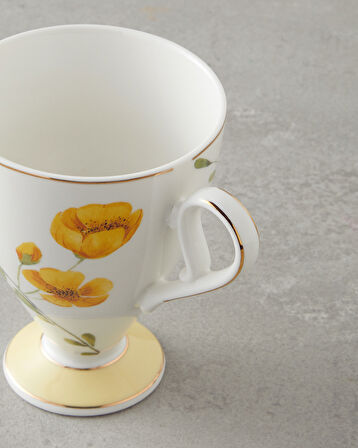 English Home Valentina New Bone China Kupa 300 ml Sarı