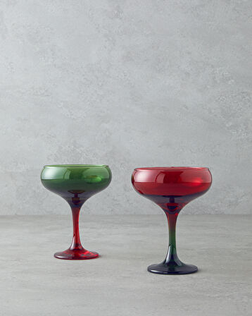 Merry Cam 2'li Cup 270 ml Kırmızı - Yeşil