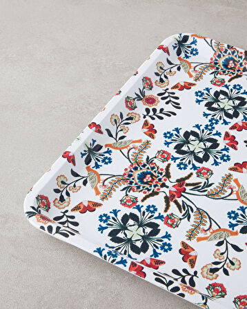 English Home Perfection Plastik Tepsi Krem