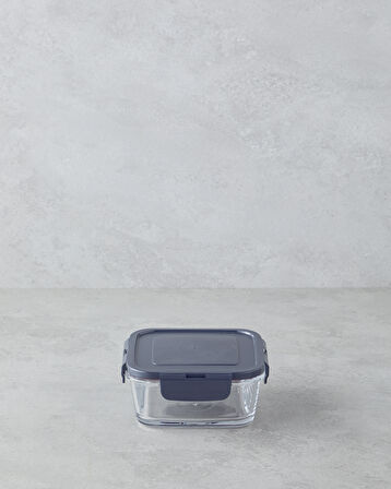 English Home Fresh Ware Cam Saklama Kabı 400 ml Gri