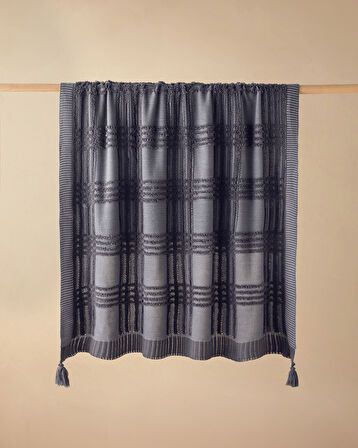 English Home Prisman Koltuk Şalı 130x170 cm Antrasit