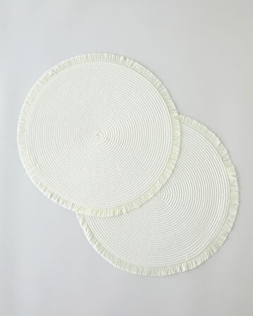 Dressy PP 2'li Amerikan Servis 38 cm Krem