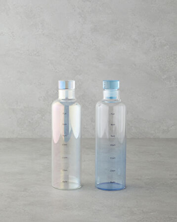 Sanitary Borosilikat Şişe 550 ml Mavi