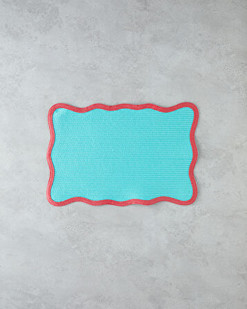 Daydream PP 2'li Amerikan Servis 30x45 cm Mavi - Pembe