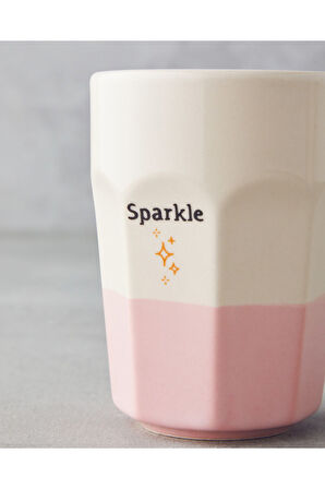 Shine Day Seramik 2'li Bardak 280 ml Pembe - Mavi