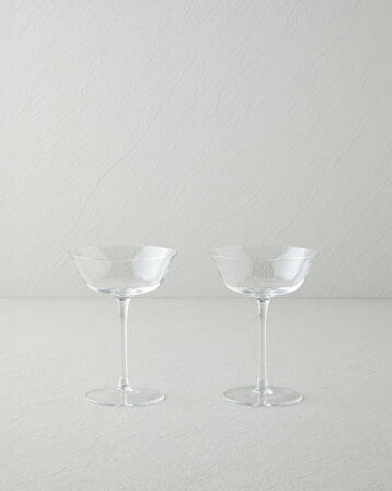 Lustrous Kristal 2'li Kadeh 165 ml Şeffaf