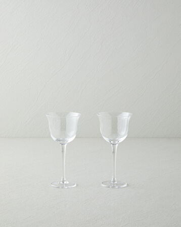 Lustrous Kristal 2'li Kadeh 115 ml Şeffaf