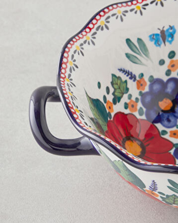 Whimsy Stoneware Kase 26 cm Renkli