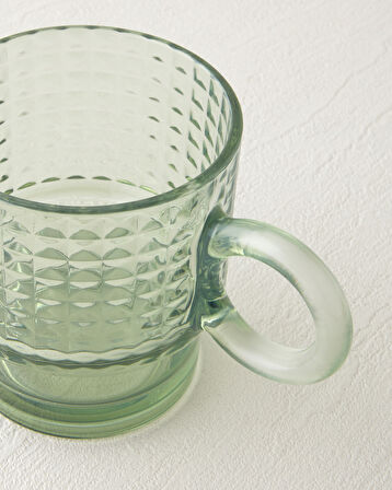Gloss Cam 2'li Kupa 300 ml Yeşil