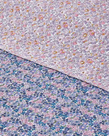 Floral Cascade Tek Kişilik Çok Amaçlı Örtü 160x220 cm Pembe