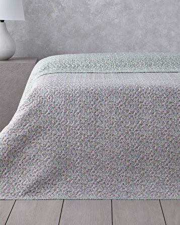 Crispy Garden Tek Kişilik Çok Amaçlı Örtü 160x220 cm Pembe