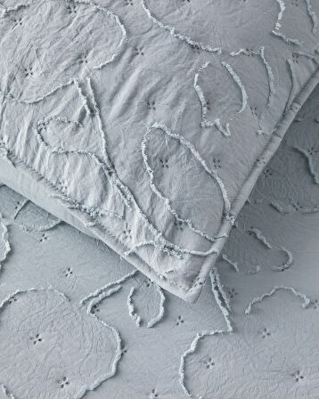 Verdant Jacquard Çift Kişilik Yatak Örtüsü Takımı 200x220 cm Yeşil