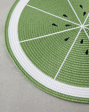 Summer Kiwi PP 2'li Amerikan Servis 38 cm Yeşil