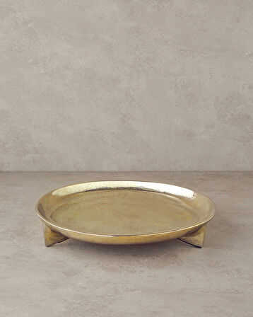 Mirrory Dekoratif Tabak 38x38x7 cm Gold