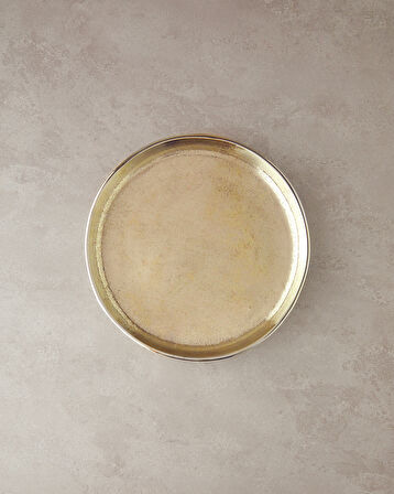 Mirrory Dekoratif Tabak 38x38x7 cm Gold