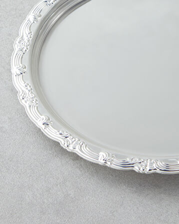 Glint Metal Tepsi 20 cm Silver