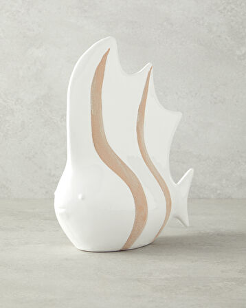 Seafish Biblo 20,5x9,5x22 cm Beyaz