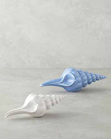 Seashell Biblo 25,7x9,6x8,5 cm Mavi
