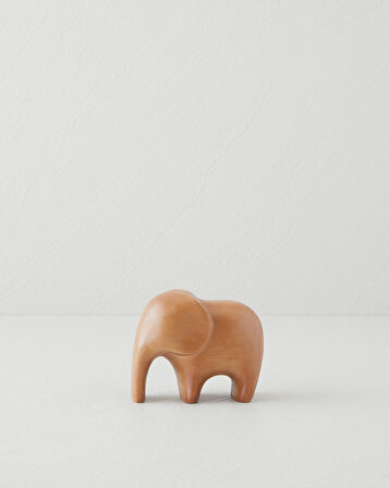 Elephant Biblo 11,5x6,5x9,5 cm Kahverengi