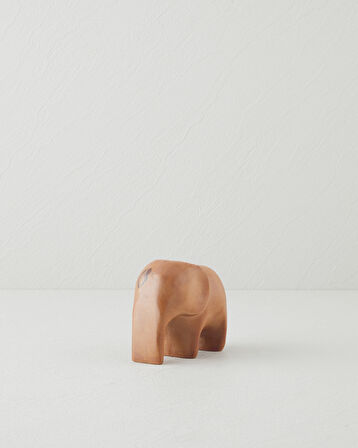 Elephant Biblo 11,5x6,5x9,5 cm Kahverengi