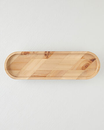 Lema Dekoratif Tepsi 51x14,8x5,5 cm Kahverengi