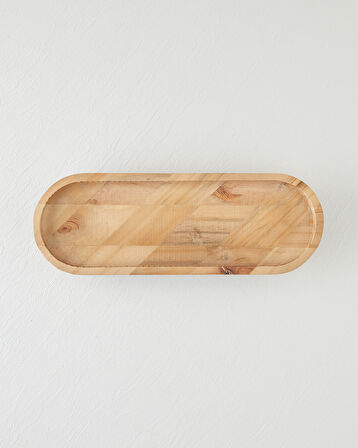 Lema Dekoratif Tepsi 42,8x14,8x5,5 cm Kahverengi