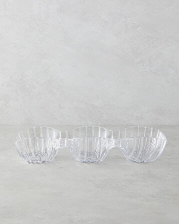 Luly Cam Sunumluk 38x13x7 Cm Şeffaf