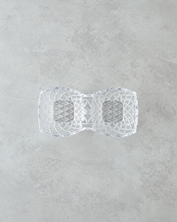 Crux Cam Sunumluk 25,5x13x7 Cm Şeffaf