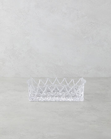 Crux Cam Sunumluk 24x11x7 Cm Şeffaf