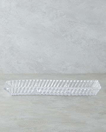 Aura Cam Sunumluk 40x14x4 Cm Şeffaf