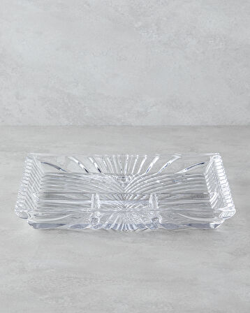 Aura Cam Sunumluk 33x31x4 Cm Şeffaf