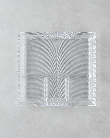 Aura Cam Sunumluk 33x31x4 Cm Şeffaf