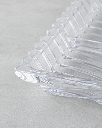 Aura Cam Sunumluk 33x31x4 Cm Şeffaf