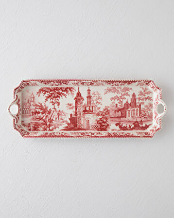 Preston Stoneware Kayık Tabak 38 cm 