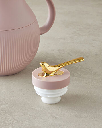 Good Mood Sparrow Cam Plastik Termos 0,95 L Pembe