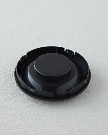 CMK DEMLİK KAPAĞI SİYAH LOGOLU Krom