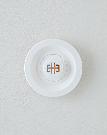 CMK DEMLİK KAPAĞI BEYAZ LOGOLU Bakır