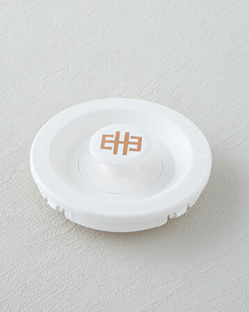 CMK DEMLİK KAPAĞI BEYAZ LOGOLU Bakır