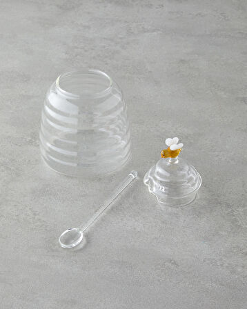 Margrete Borosilikat Kavanoz 430 ml Kahve